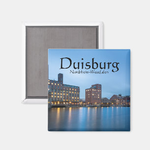 Imán Mapa alemán de Duisburg