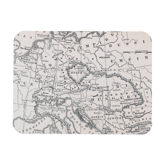 IMÁN MAPA: ALEMANIA Y AUSTRIA