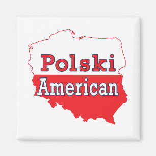 Imán Mapa americano de Polski