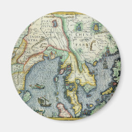 Imán Mapa Antiguo del Sudeste Asiático por Mercator / H