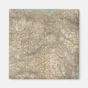 Imán Mapa Atlas de España y Portugal