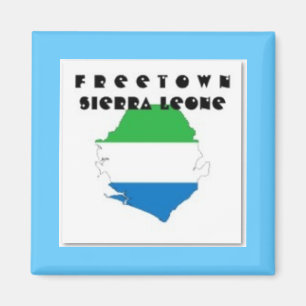 IMÁN MAPA, CAMISETA Y ETC DEL SIERRA LEONE (FREETOWN)