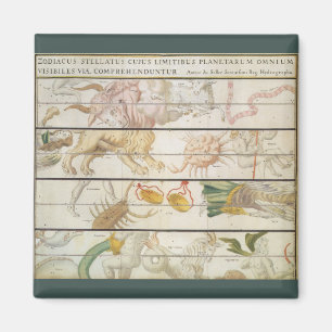 Imán Mapa Celeste Antiguo, Astronomía por John Seller