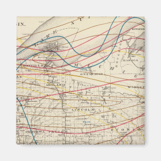 Imán Mapa climático de Wisconsin
