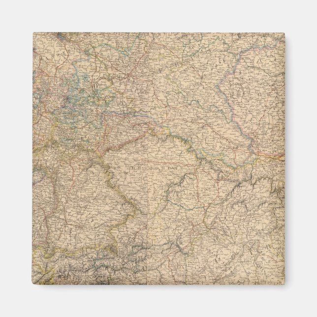 Imán Mapa compuesto de Alemania (Frente)