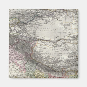 Imán Mapa compuesto de India, Asia