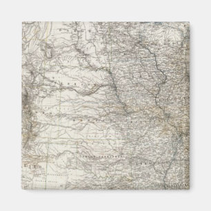 Imán Mapa compuesto de los Estados Unidos de América