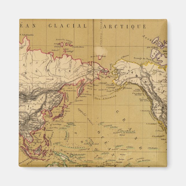 Imán Mapa continental (Frente)