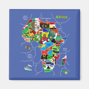 Imán Mapa de África