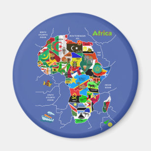 Imán Mapa de África