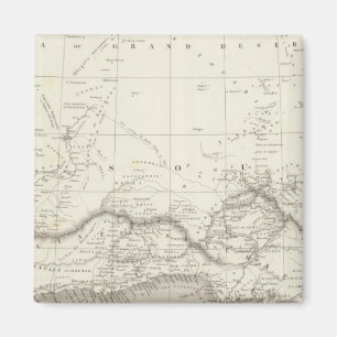 Imán Mapa de África Occidental