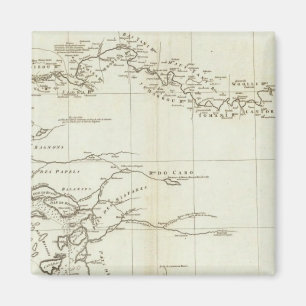 Imán Mapa de África Occidental