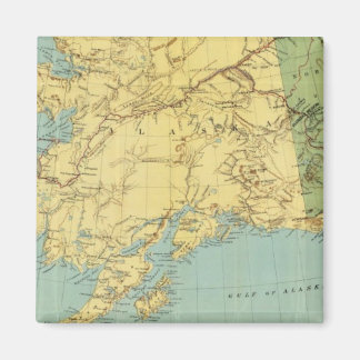Imán Mapa de Alaska de Rand McNally