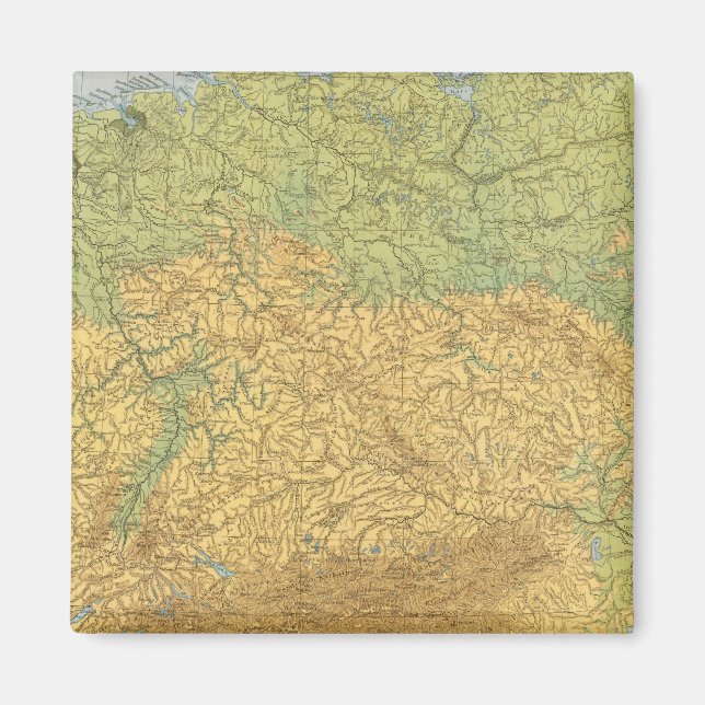 Imán Mapa de Alemania (Frente)