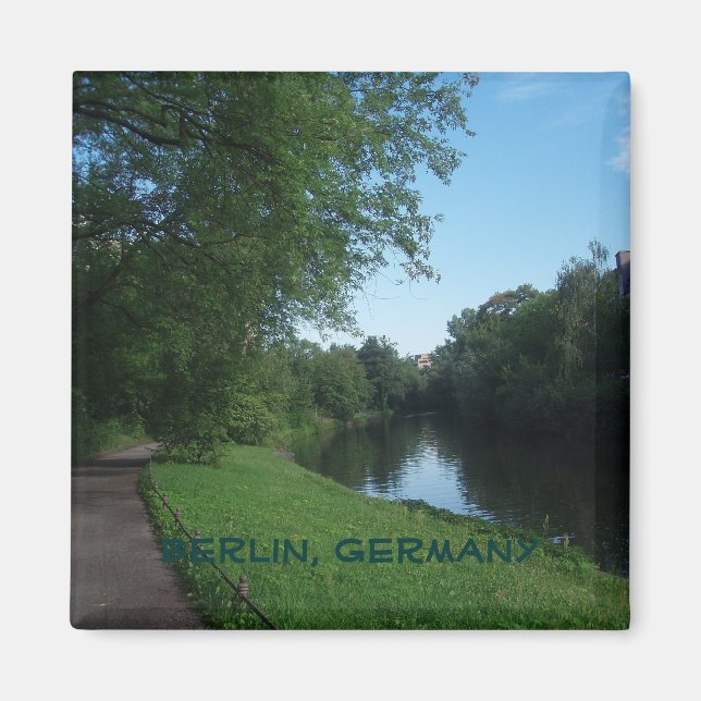 Imán Mapa de Alemania de Berlín (Frente)