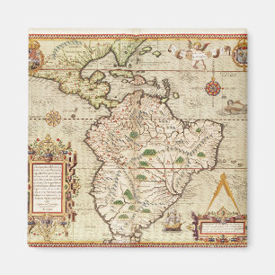 Imán Mapa de América Central y del Sur