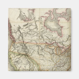 Imán Mapa de América del Norte 4