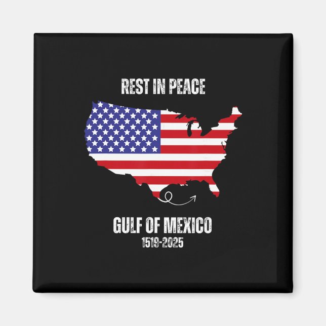 Imán Mapa de América Golfo de México Presidente Golfo d (Frente)