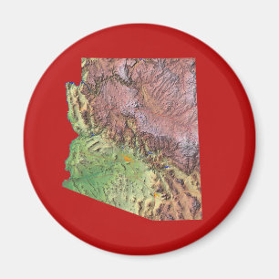 Imán Mapa de Arizona