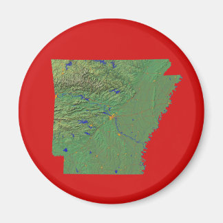 Imán Mapa de Arkansas