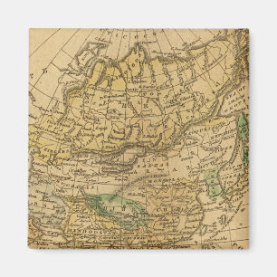 Imán Mapa de Asia por Worcester