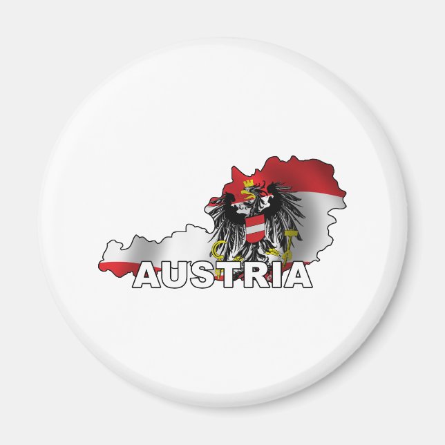 Imán Mapa de Austria (Frente)