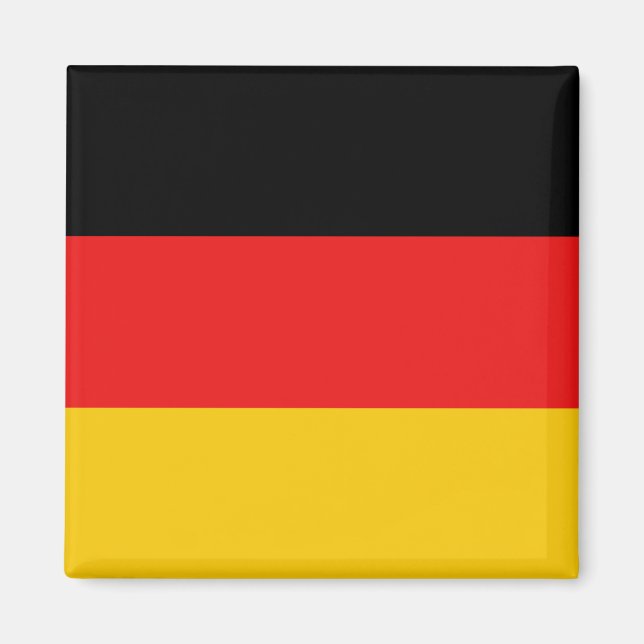 Imán Mapa de bandera de Alemania (Frente)