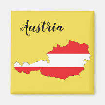 Mapa de bandera de Austria
