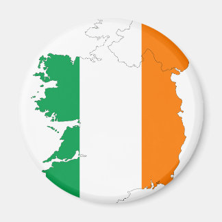 Imán Mapa de bandera de Irlanda