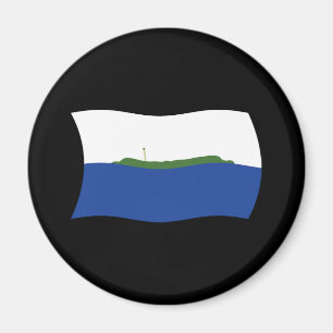 Imán Mapa de bandera de la isla de Navassa