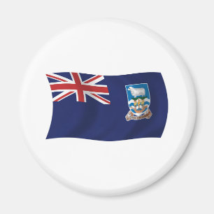 Imán Mapa de bandera de las Islas Malvinas