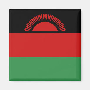 Imán Mapa de bandera de Malawi