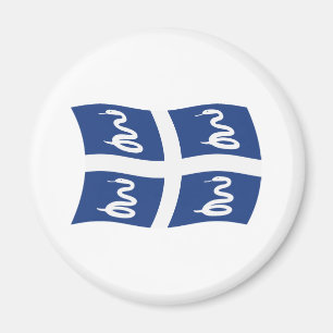 Imán Mapa de bandera de Martinica