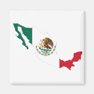 Imán Mapa de bandera de México