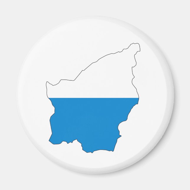 Imán mapa de bandera de san marino (Frente)