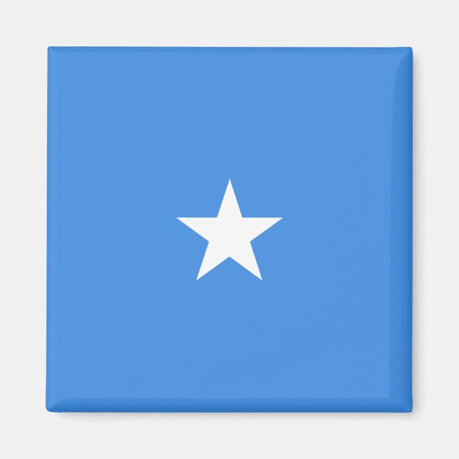 Imán Mapa de bandera de Somalia (Frente)