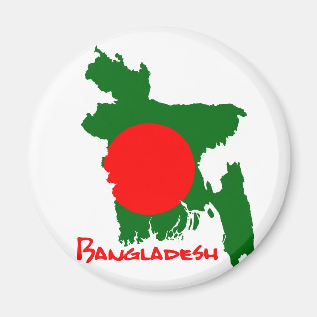 Imán Mapa de Bangladesh (Frente)