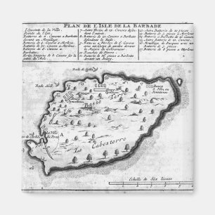 Imán Mapa de Barbados