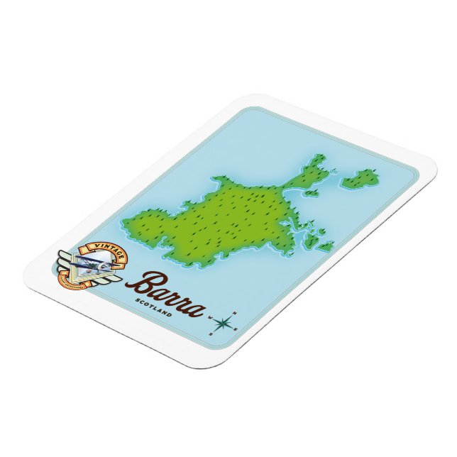 Imán Mapa de Barra Escocia (Lado Izquierdo)