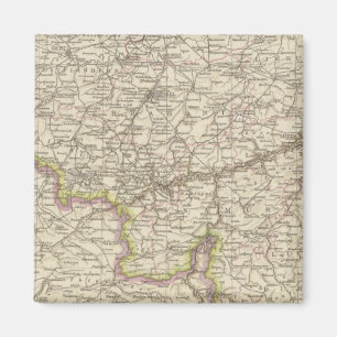 Imán Mapa de Bélgica y Luxemburgo