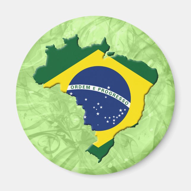 Imán Mapa de Brasil (Frente)