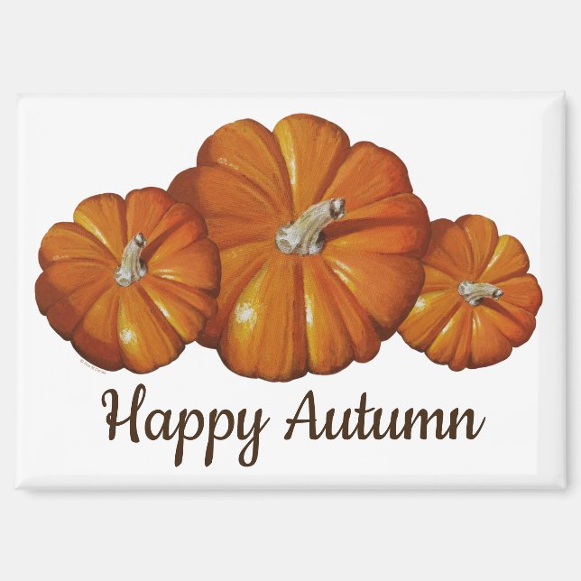 Imán Mapa de calabaza (Anverso)