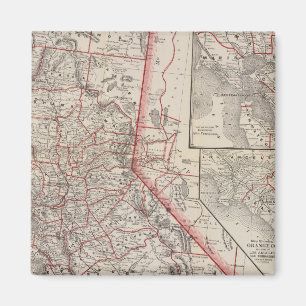 Imán Mapa de California