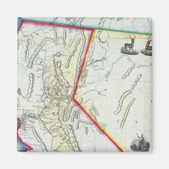 Imán Mapa de California (Frente)