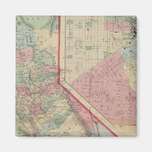 Imán Mapa de California, San Francisco, por Mitchell