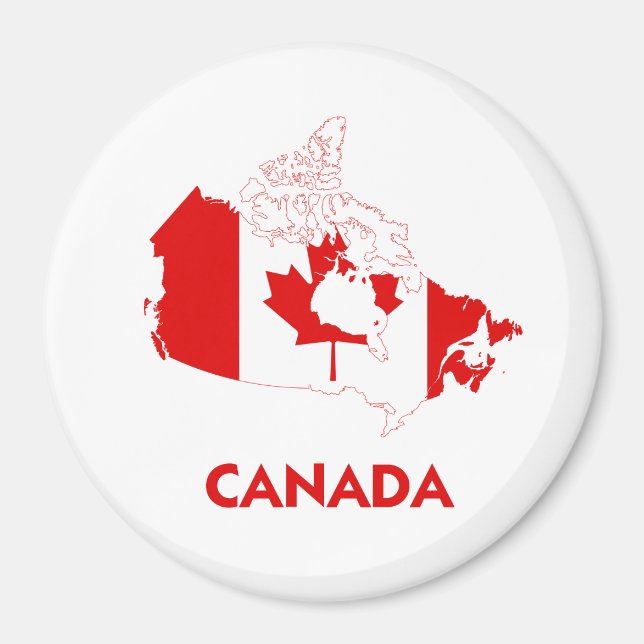 IMÁN MAPA DE CANADÁ (Frente)