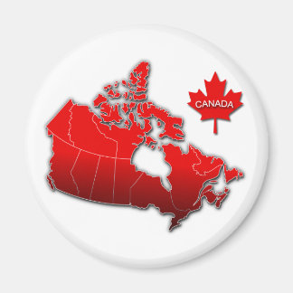 IMÁN MAPA DE CANADÁ