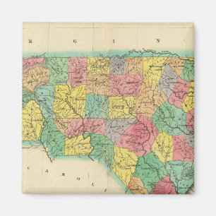 Imán Mapa De Carolina Del Norte