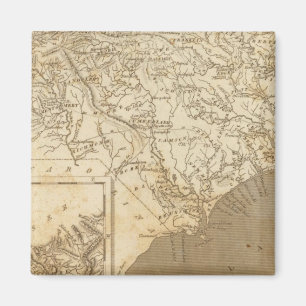 Imán Mapa de Carolina del Norte por Arrowsmith