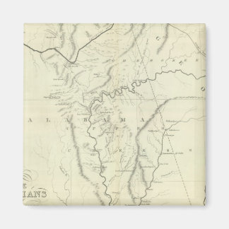 Imán Mapa de Cherokee